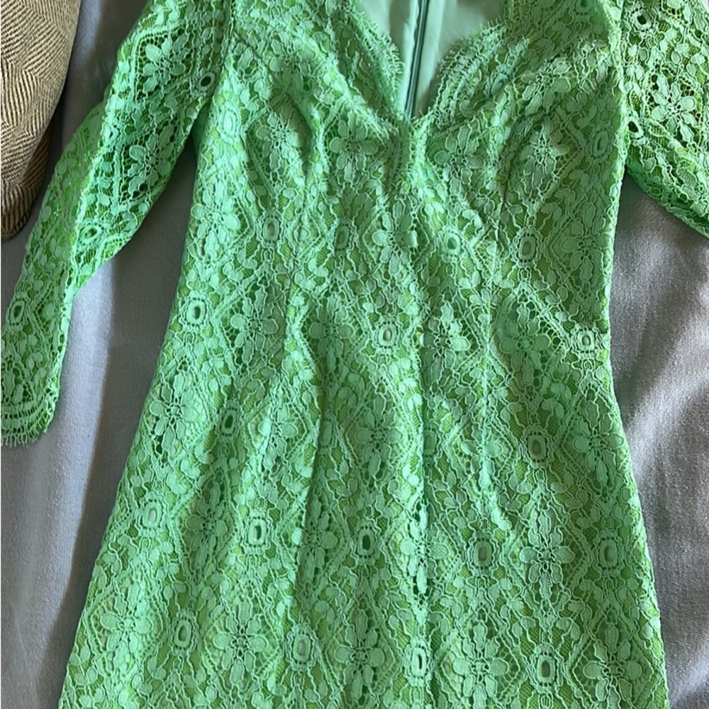Lilly Pulitzer Mint Green Lace Dress